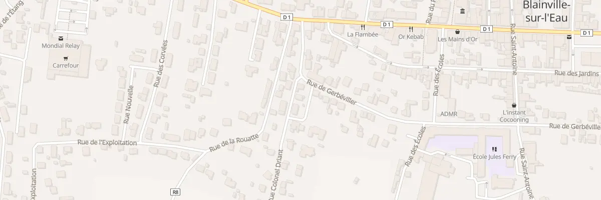 Plan du 3A Rue Colonel Driant à Blainville-sur-l’Eau
