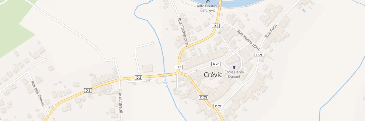 Plan du 4 Rue Clemenceau à Crévic