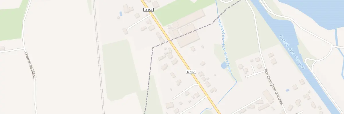 Plan du 225 Rue de Lorraine Thaon à Thaon-les-Vosges