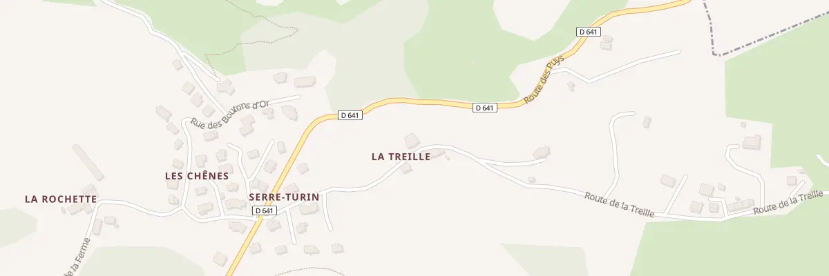 Plan du 1 Rte de la Treille à Savines-le-Lac