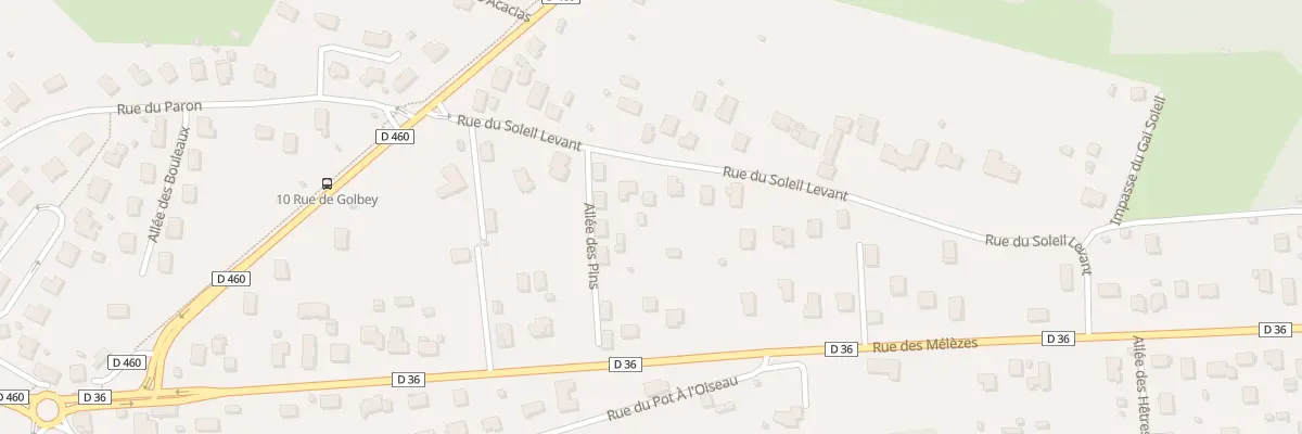 Plan du 12 Rue du Soleil Levant aux Forges