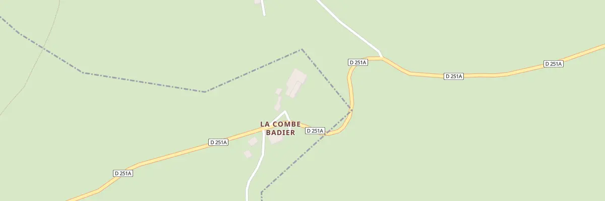Plan du 5066 La Combe Badier à Arçon