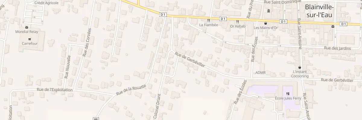 Plan du 39 Rue de Gerbeviller à Blainville-sur-l’Eau