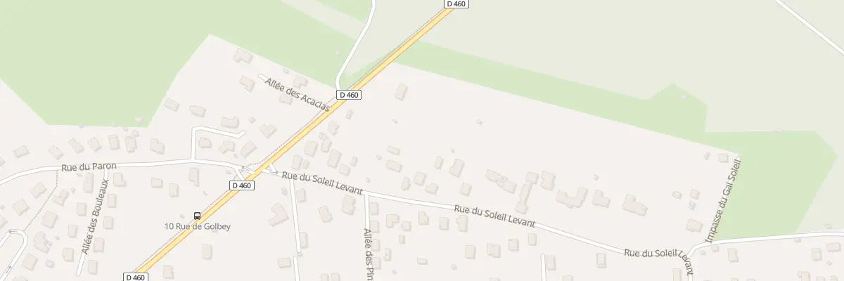 Plan du 9 Rue du Soleil Levant aux Forges