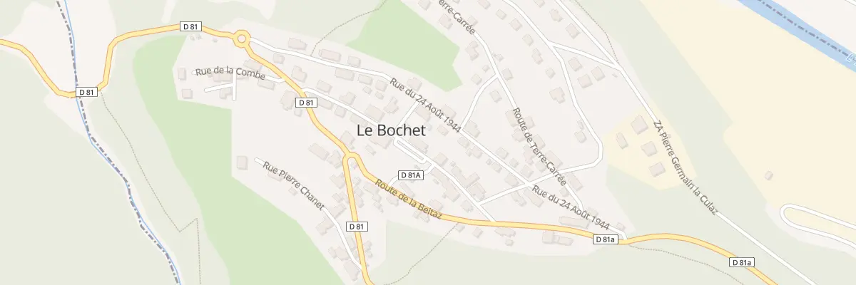 Plan du 132 Rue de la Mairie à Montricher-Albanne