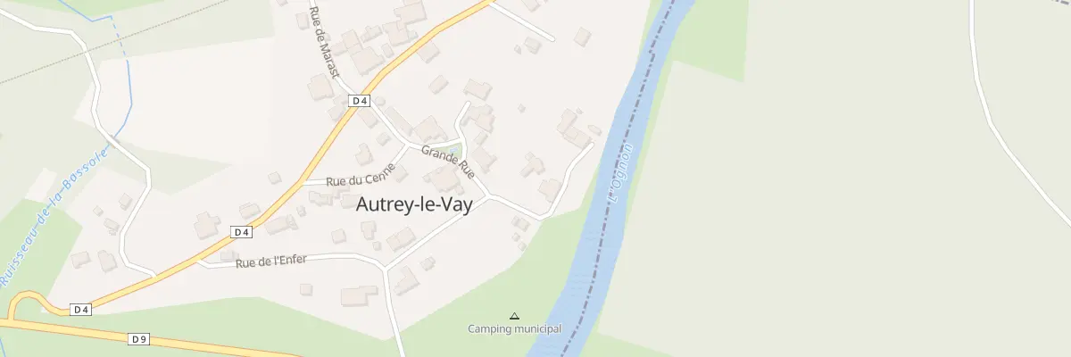 Plan du 3 Gr Grande Rue à Autrey-le-Vay