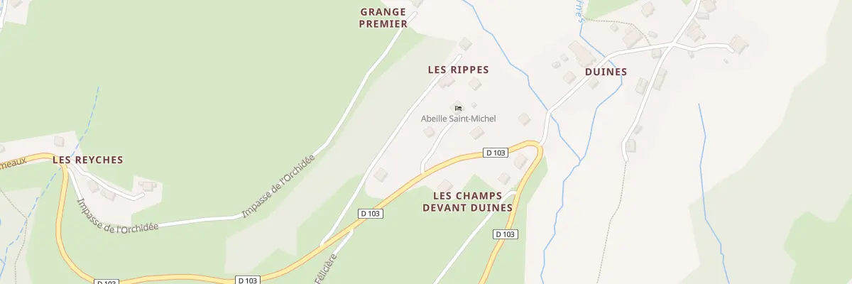 Plan du 1264 Rte des Hameaux à Marthod