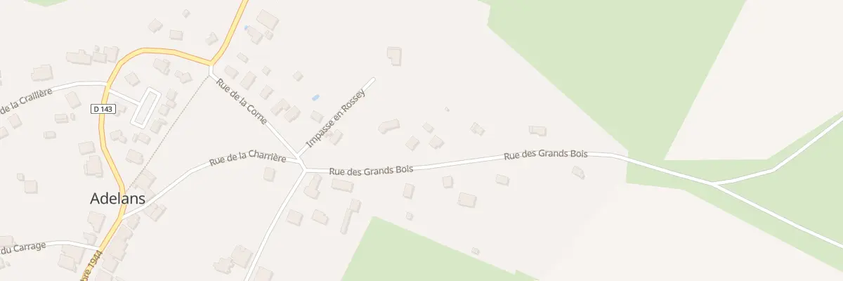 Plan du 3 Rue des Grands Bois à Adelans-et-le-Val-de-Bithaine
