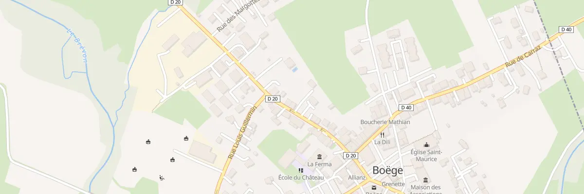Plan du 192 Rue de Saxel à Boëge