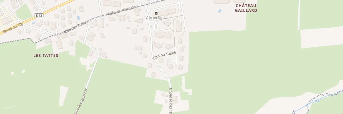 Plan du 162 All de la Fibule à Ville-en-Sallaz