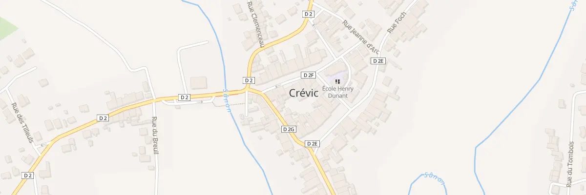 Plan du 7 Rue de l’Eglise à Crévic