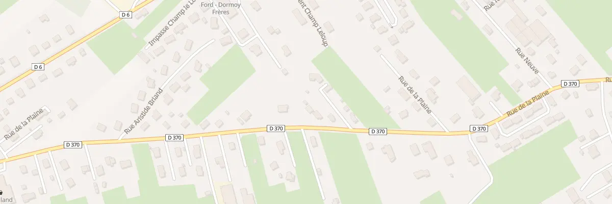 Plan du 29 Rue de la Plaine à Froideconche
