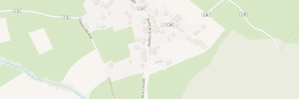 Plan du 121 Rte de la Cascade à Brenthonne