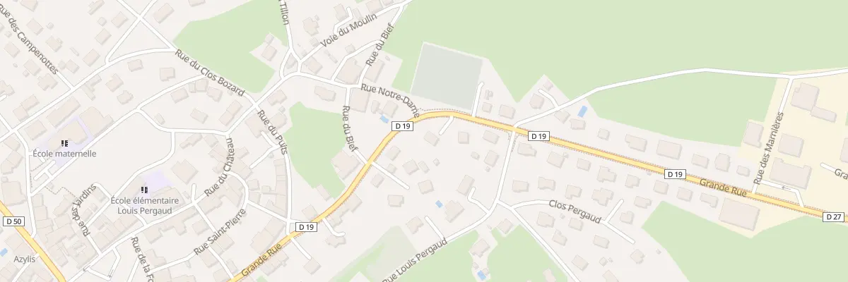 Plan du 54 Gr Grande Rue à Vercel-Villedieu-le-Camp
