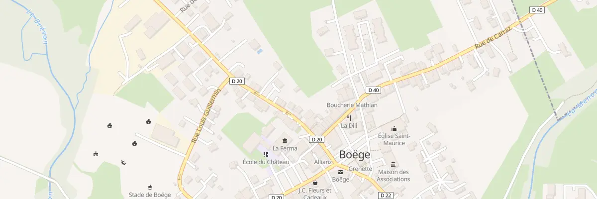 Plan du 120 Rue de Saxel à Boëge