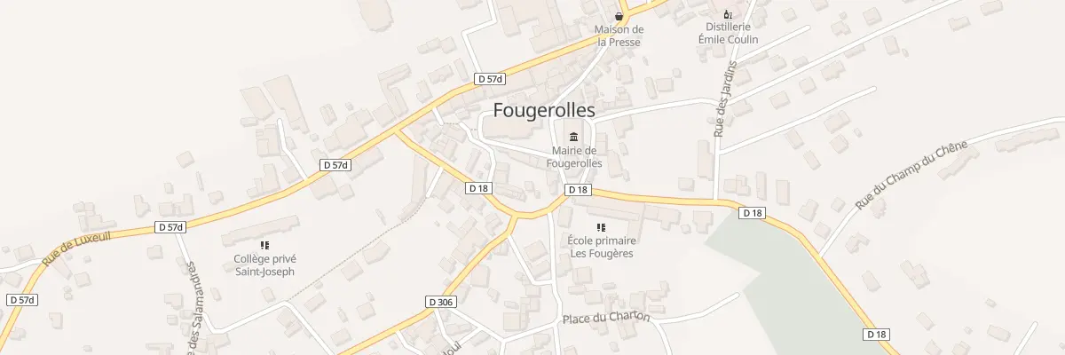 Plan du 17 Rue de Blanzey à Fougerolles-Saint-Valbert