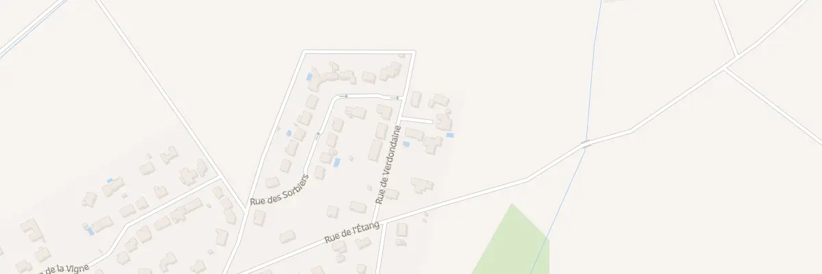 Plan du 5 All des Hirondelles à Courbesseaux