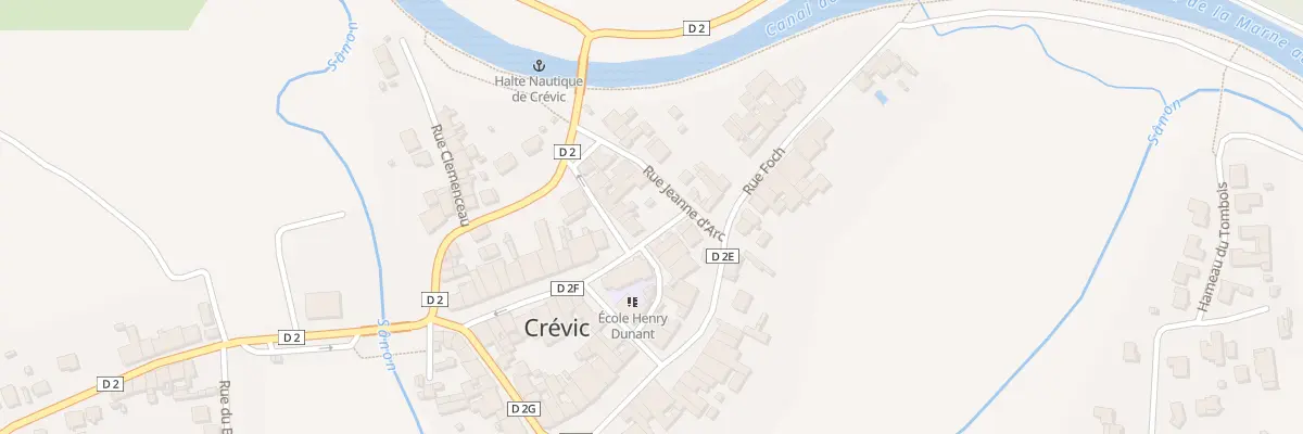Plan du 12 Rue Jeanne d’Arc à Crévic