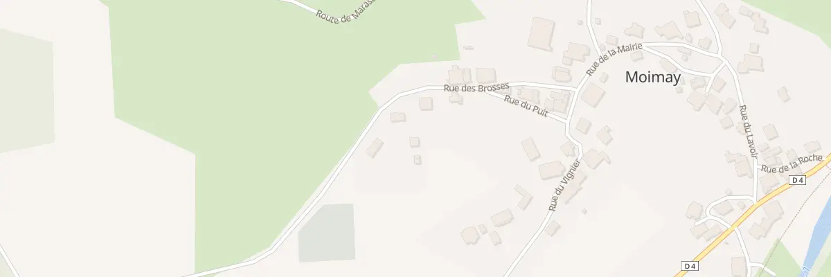 Plan du 15 Rue des Brosses à Moimay