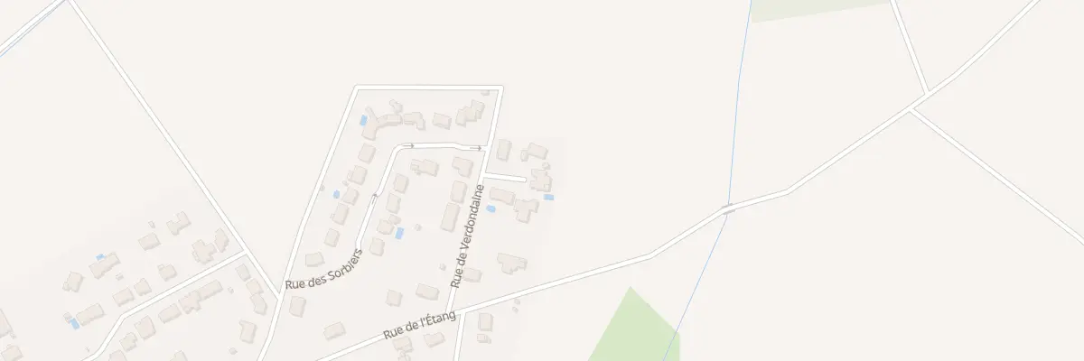 Plan du 3 All des Hirondelles à Courbesseaux