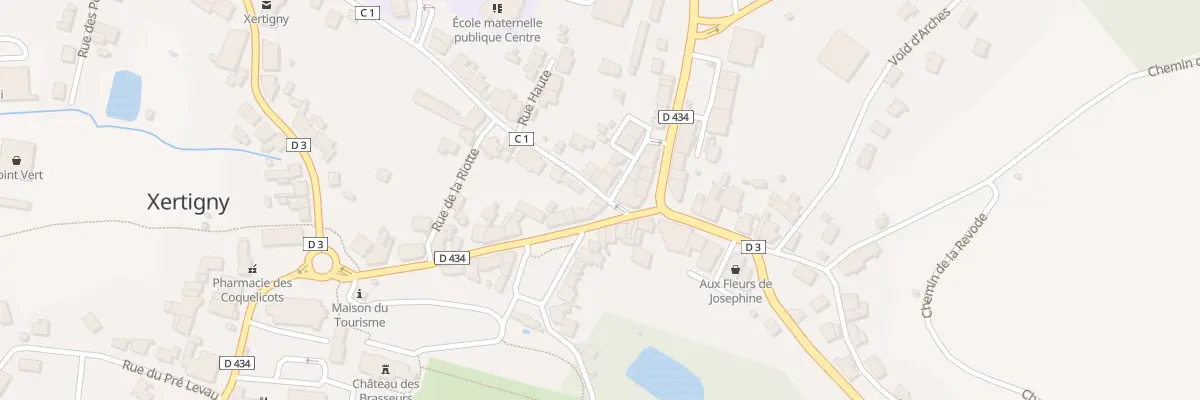 Plan du 27 Rue du Canton de Firminy à Xertigny