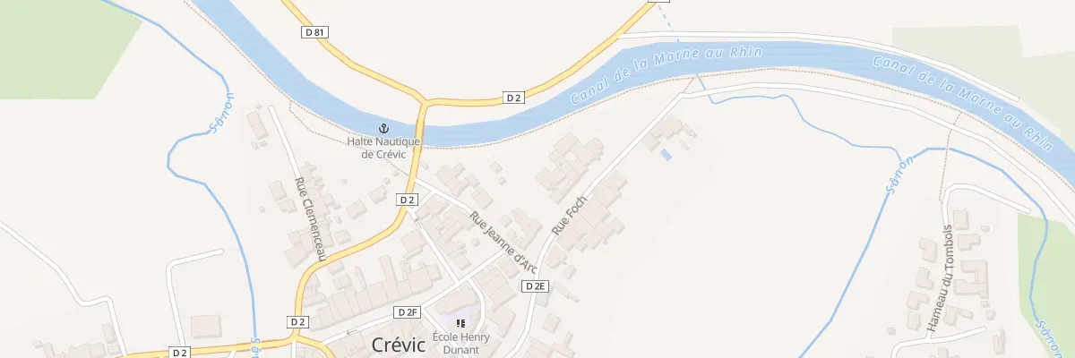 Plan du 11 Rue Foch à Crévic