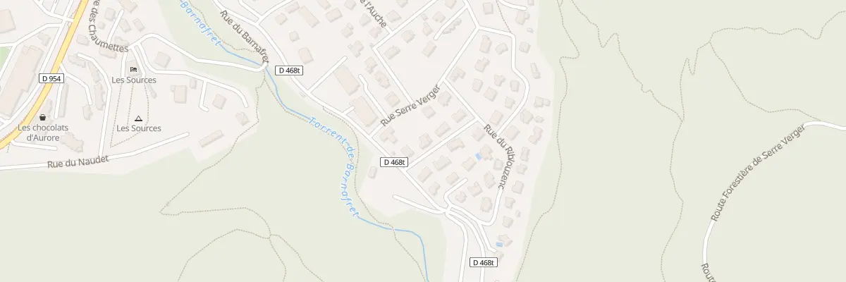 Plan du 6 Rue des Leoures à Savines-le-Lac