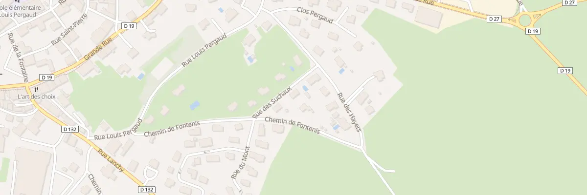 Plan du 4 Rue des Suchaux à Vercel-Villedieu-le-Camp