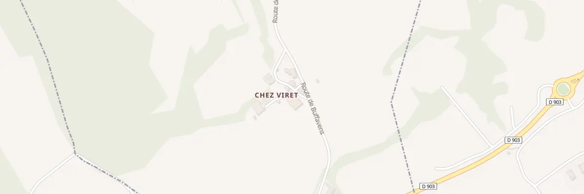 Plan de Chez Viret à Fessy