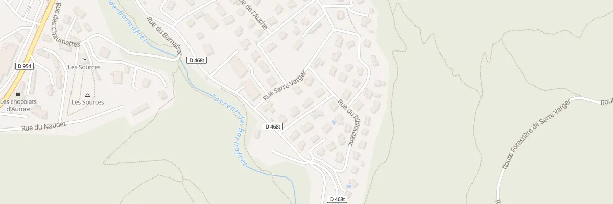 Plan du 4 Rue des Leoures à Savines-le-Lac