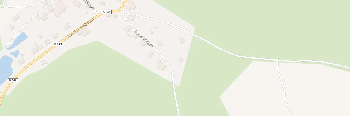 Plan du 9 Rue de Adelans à Citers