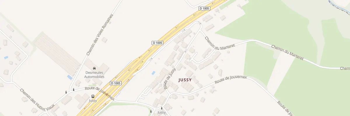 Plan du 61B Rte de Jussy à Sciez