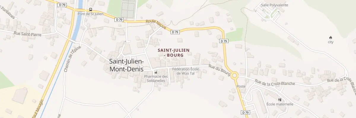 Plan du 170 Rue du Bourg à Saint-Julien-Mont-Denis