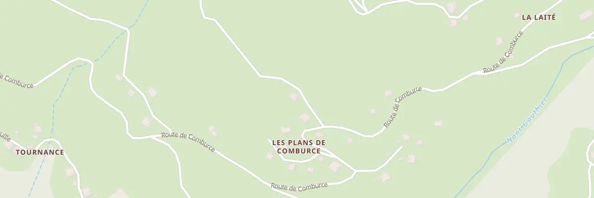 Plan du 1147 Rte de Comburce à Manigod