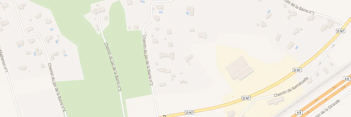 Plan du 188A Che du Jas de la Barre N 2 à Vidauban
