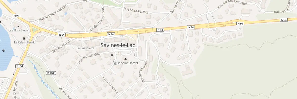 Plan du 5 Rue Serre Verger à Savines-le-Lac