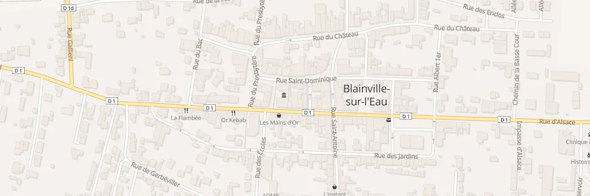 Plan du 24 Rue Marechal Leclerc à Blainville-sur-l’Eau