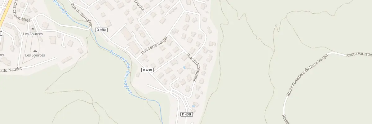 Plan du 6 Rue du Ribiouzenc à Savines-le-Lac