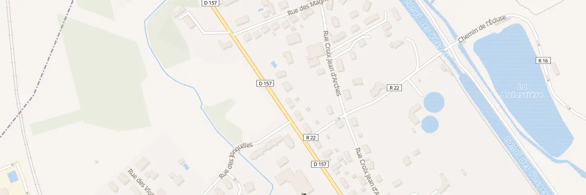 Plan du 250 Rue de Lorraine Thaon à Thaon-les-Vosges