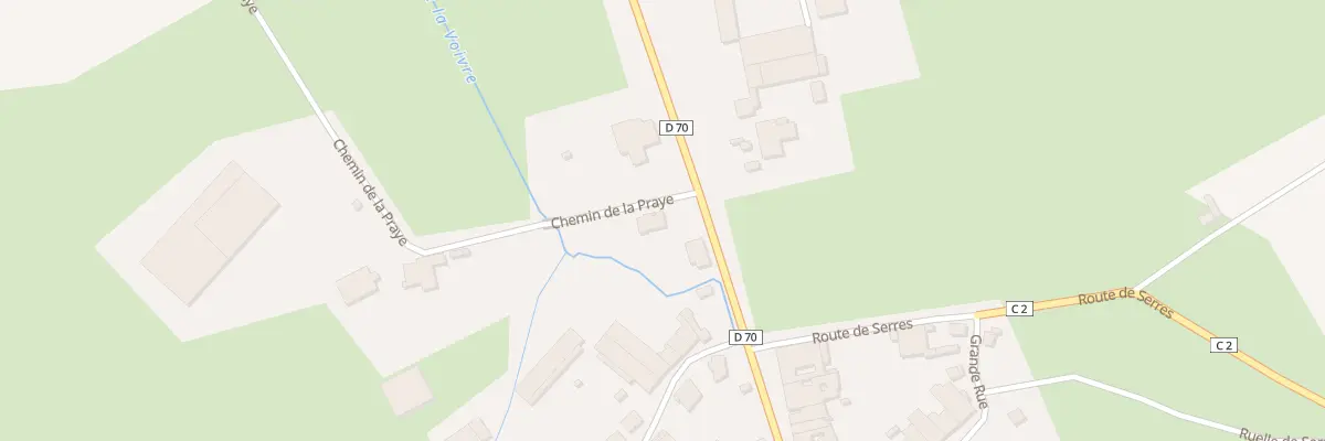 Plan du 2 Che de la Praye à Drouville