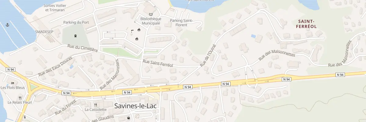 Plan du 5016 Saint Ferreol à Savines-le-Lac