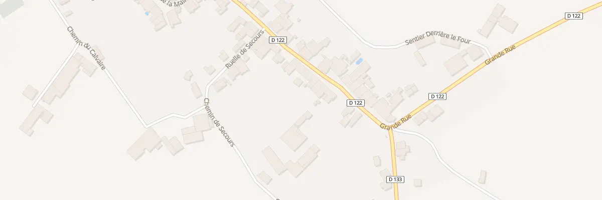 Plan du 42 Grande Rue à Clayeures