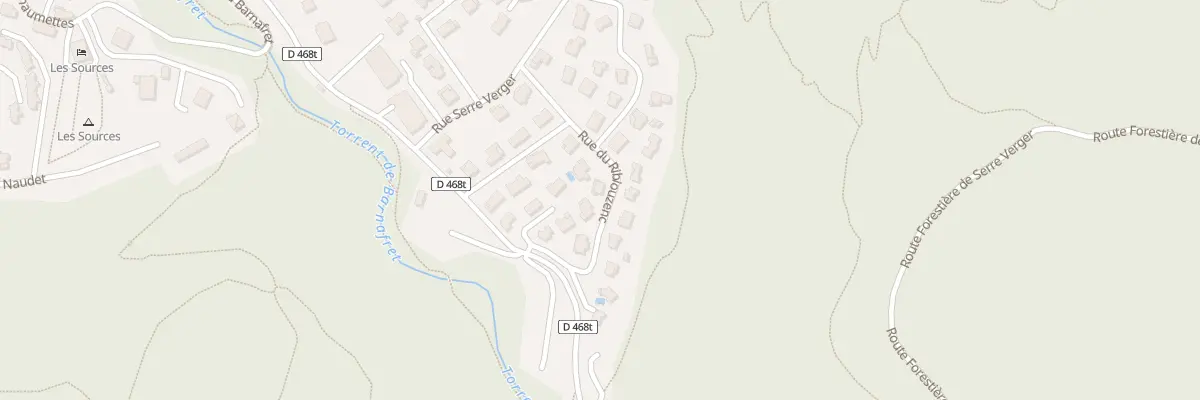 Plan du 8 Rue du Ribiouzenc à Savines-le-Lac