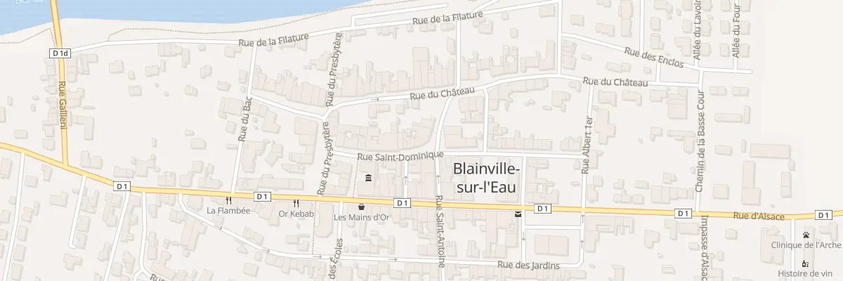 Plan du 22 Rue Saint Dominique à Blainville-sur-l’Eau