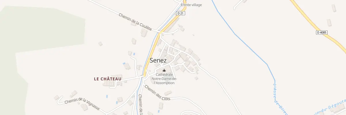 Plan du 7005 Le Village à Senez