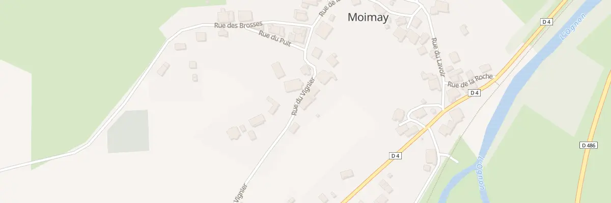 Plan du 5 Rue du Vignier à Moimay