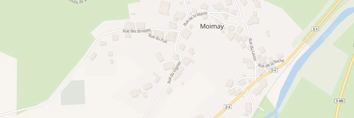 Plan du 2 Rue du Vignier à Moimay