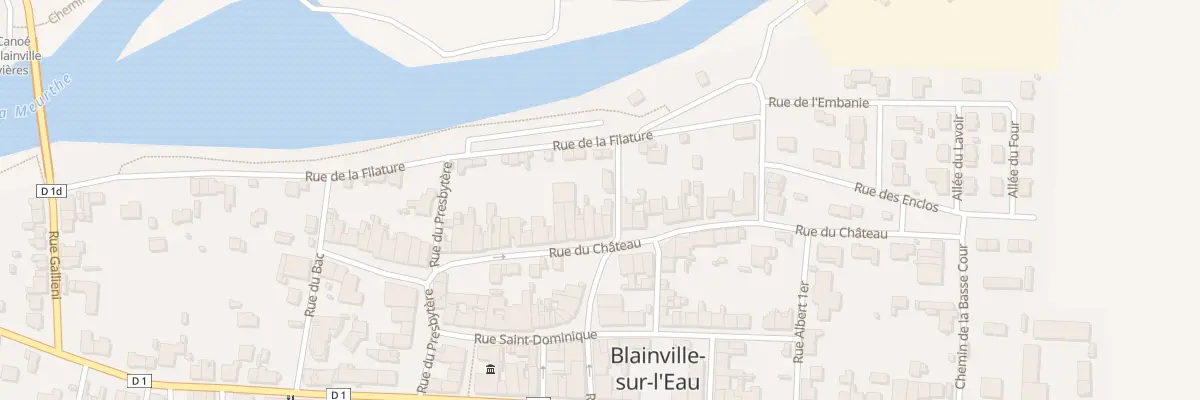 Plan du 14 Rue du Château à Blainville-sur-l’Eau