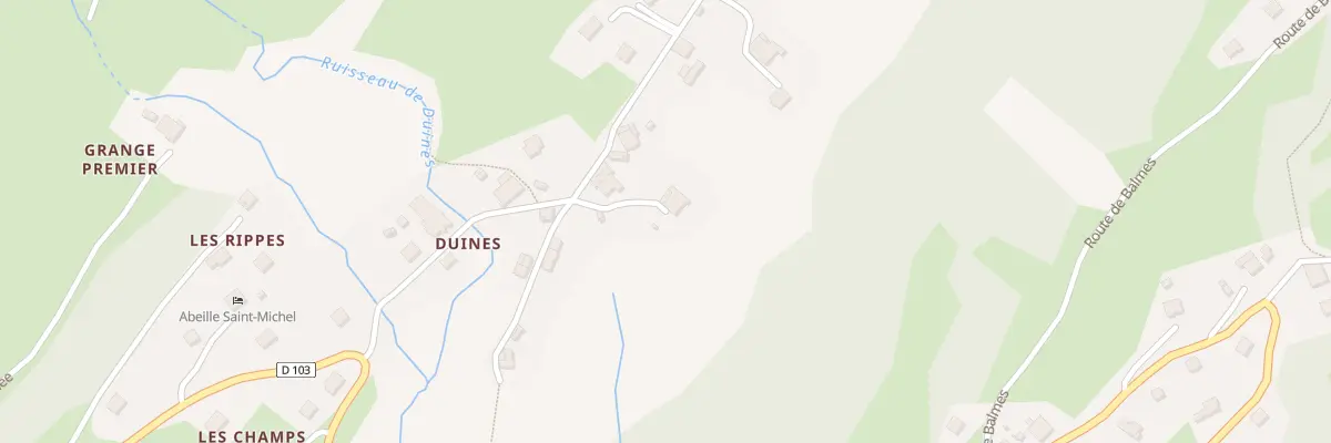 Plan du 5126 Duines à Marthod