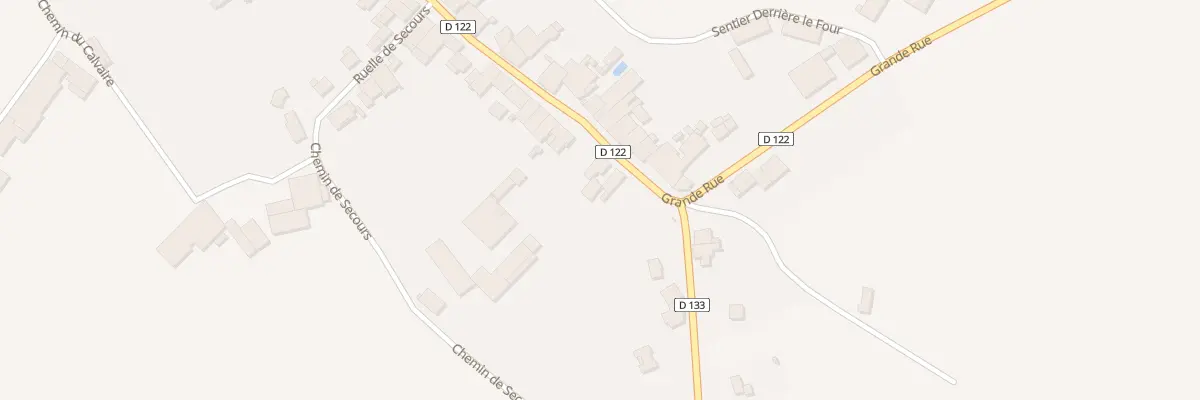 Plan du 54 Grande Rue à Clayeures
